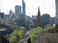 IMG_5843 Fed Square seen from the Shrine