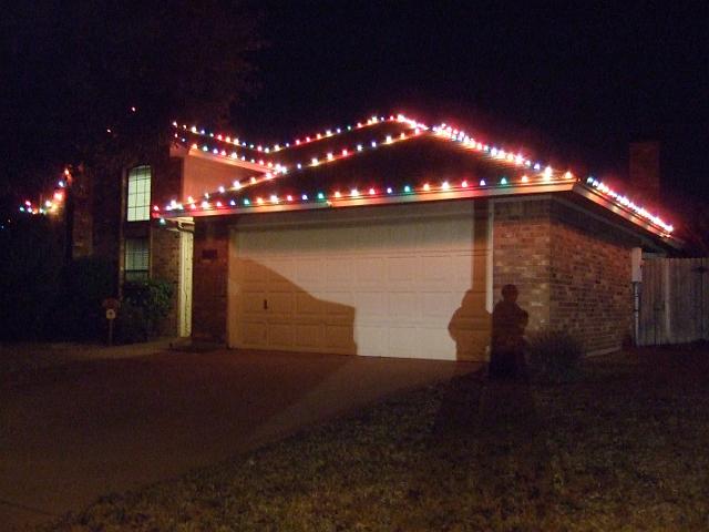 DSCF2905 My parents house with lights on it!