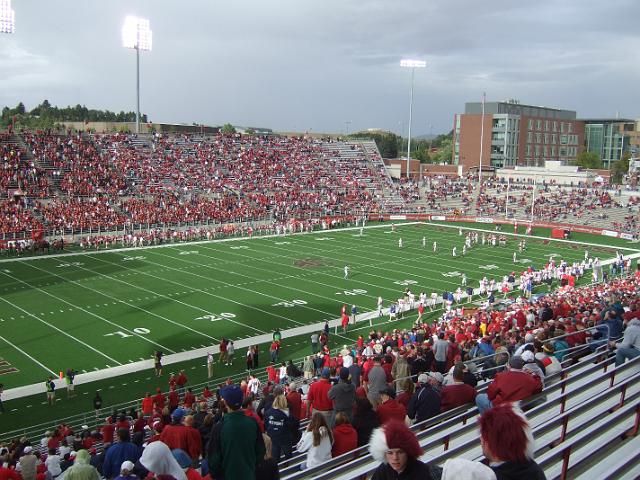 DSCF4283 The sun came out briefly in the second half, it sprinkled some but overall the weather was good.