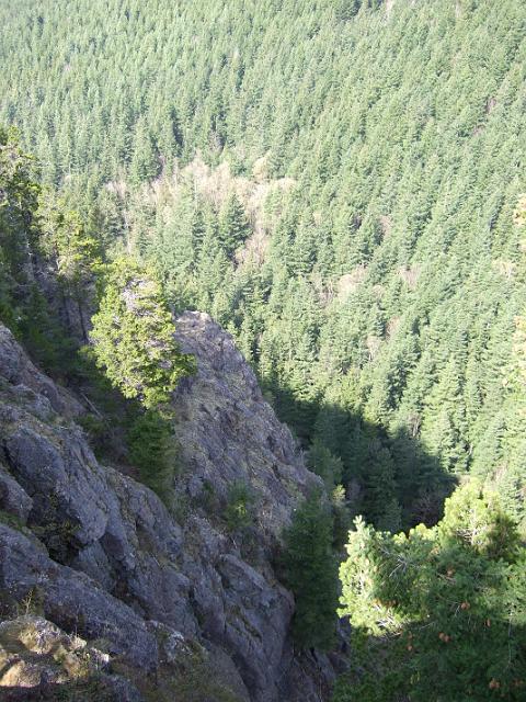 DSCF0875 Looking down from the top of Little Si