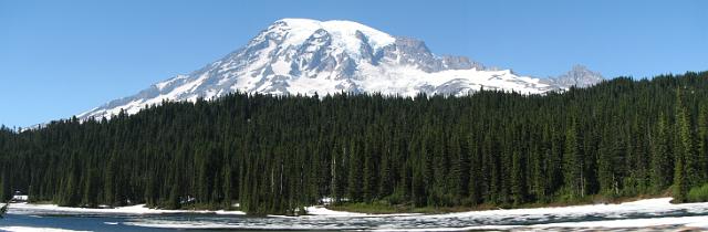 STITCH_6963 Mount Rainier behind Reflection Lake