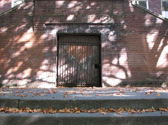 IMG_4046 Interesting boarded up shaft near the middle school