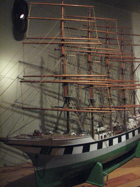 IMG_3181 Large model boat in the Columbia River Maritime Museum that took over 10 years to construct