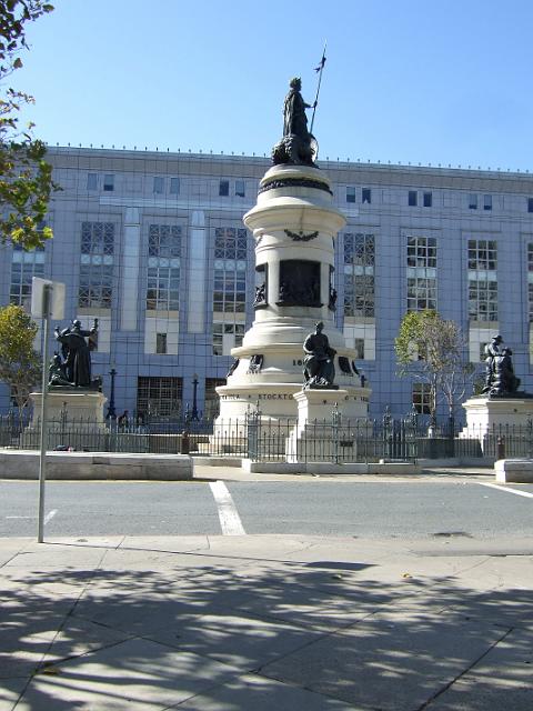 DSCF2151 Statue near the Civic Center Area