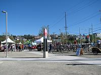 IMG_3914 Bikes and tents at the park grand opening