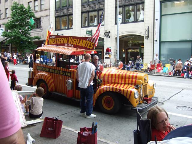 DSCF1773 One of the crazy looking cars in the parade before it started.