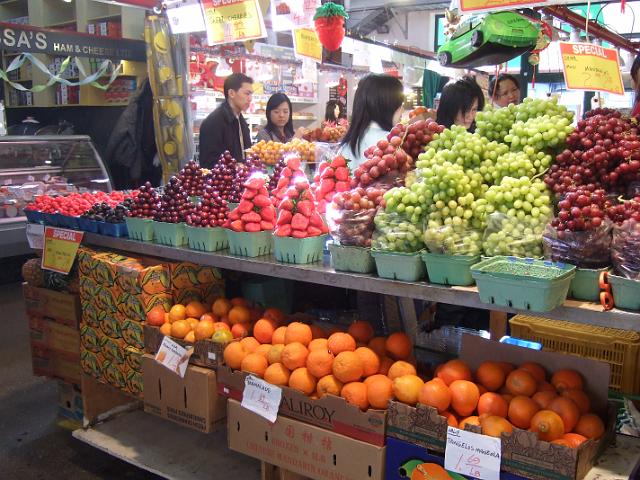 DSCF5744 Fruit stand at Granville Public Market