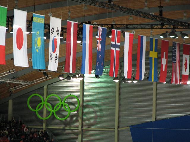 IMG_0143 Olympic rings and flags