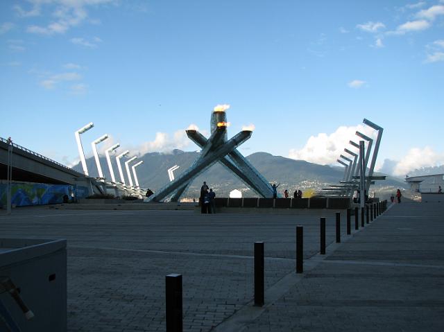 IMG_0628 Olympic Cauldron with mountains in the background