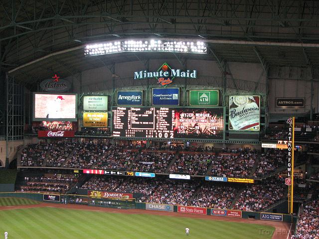 IMG_3280 After that, we went to the Astros game. It was a pretty entertaining game, at least for a couple innings, which had like a total of 9 runs.